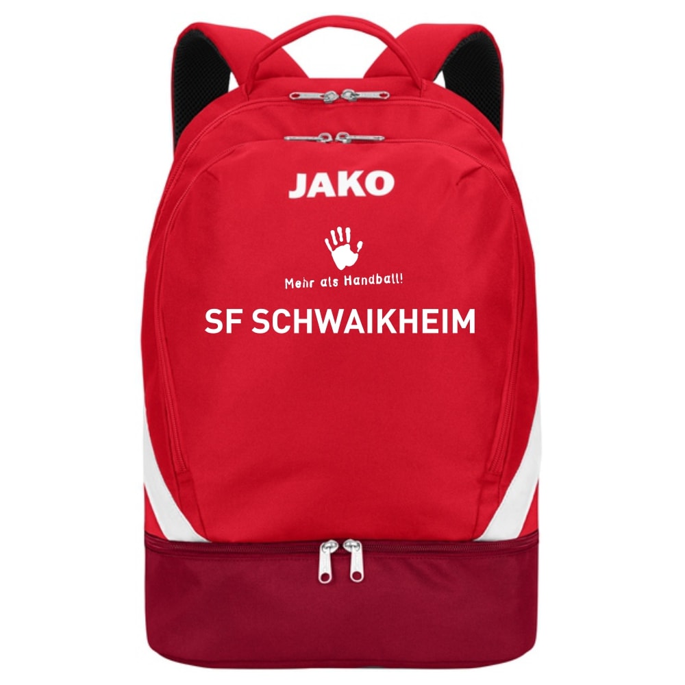 SF Schwaikheim Jako Rucksack Iconic rot/weinrot