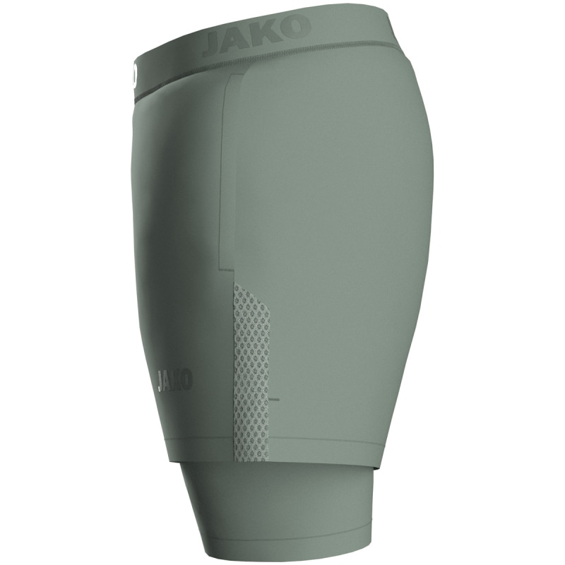 Jako Damen 2-in-1 Short Power mintgrün