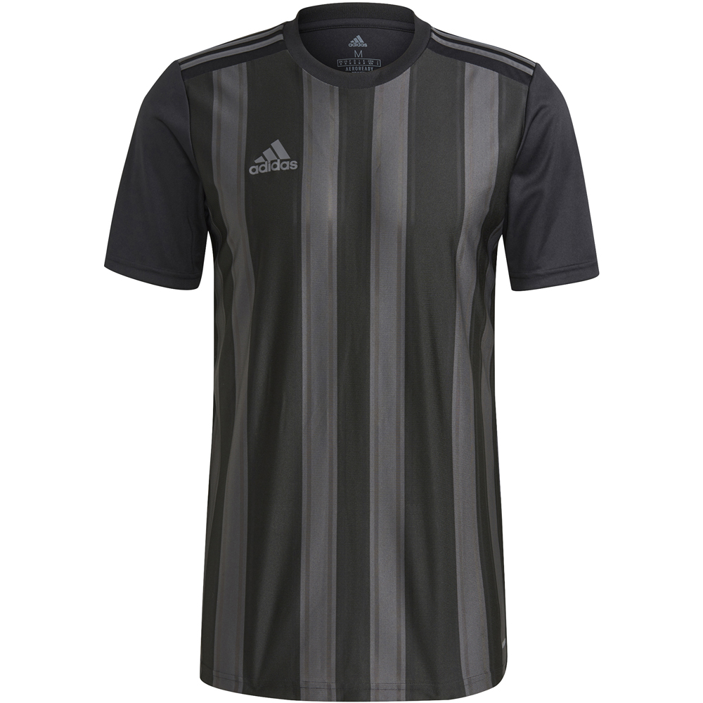 Adidas Kurzarm Trikot Striped 21 schwarz-grau