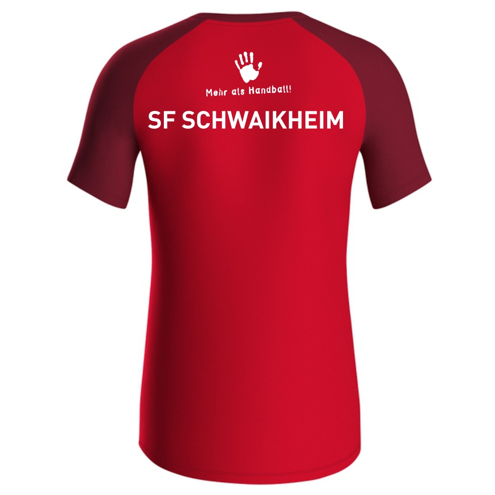 SF Schwaikheim Jako Damen T-Shirt Iconic rot/weinrot