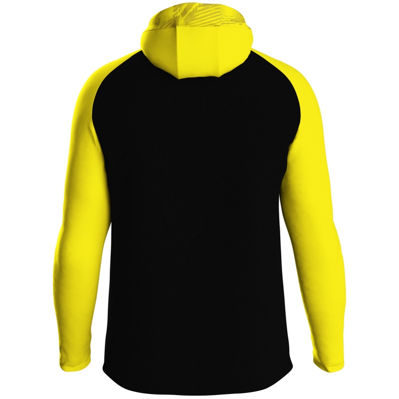 Jako Kinder Kapuzenjacke Iconic  schwarz/soft yellow