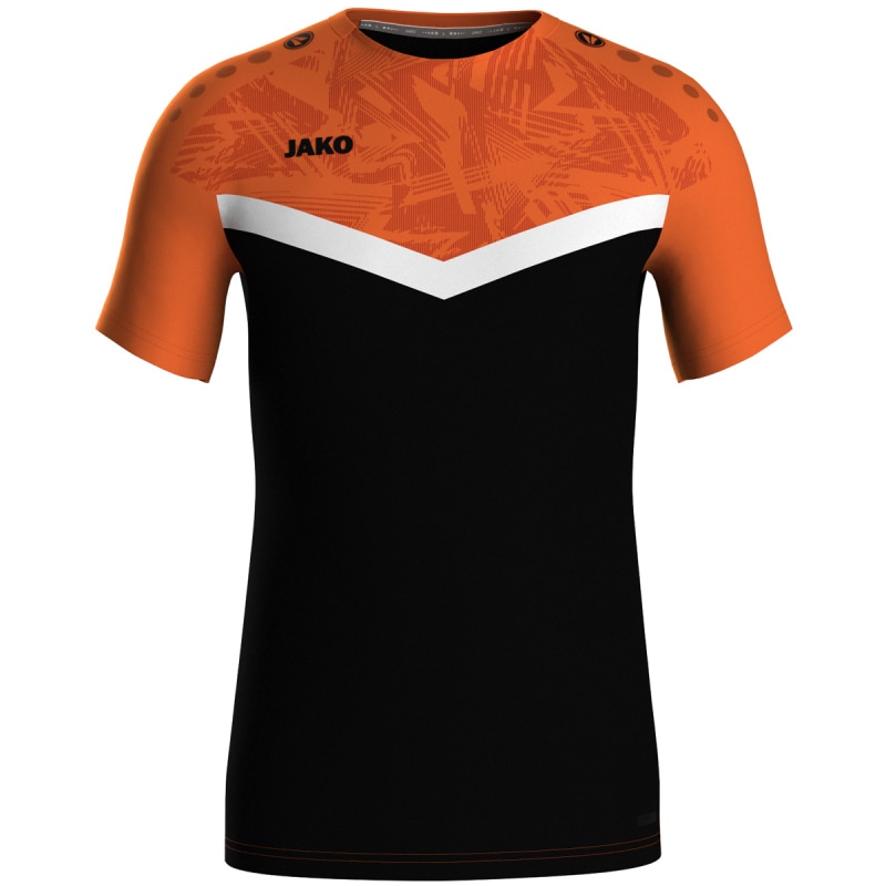 Jako Kinder T-Shirt Iconic schwarz/neonorange