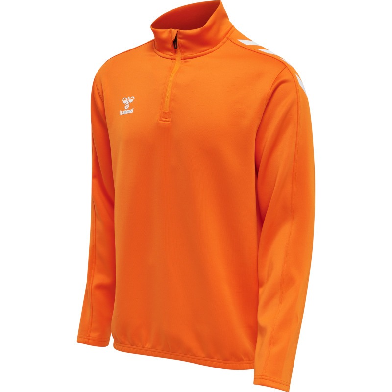 Hummel Hmlcore XK Half Zip Poly Sweat orange tiger