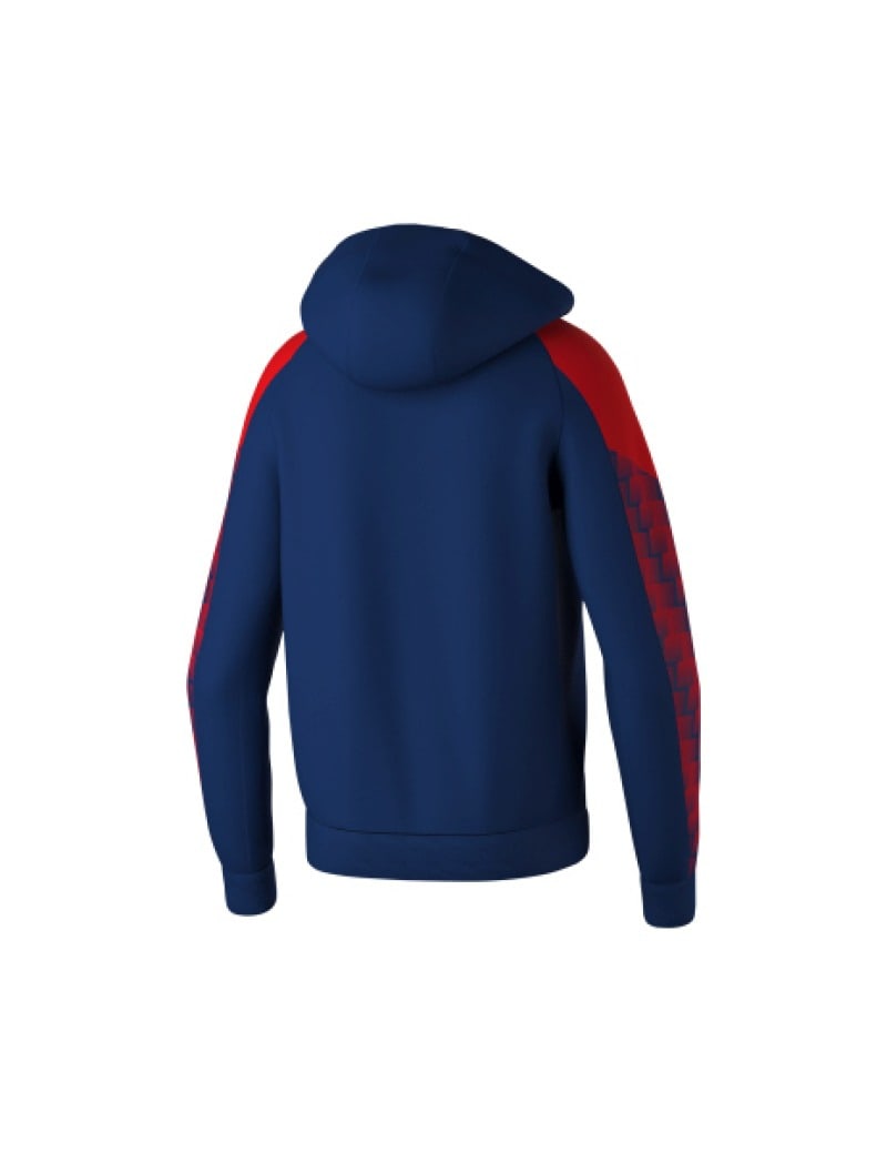 Erima Kinder EVO STAR Trainingsjacke mit Kapuze new navy rot