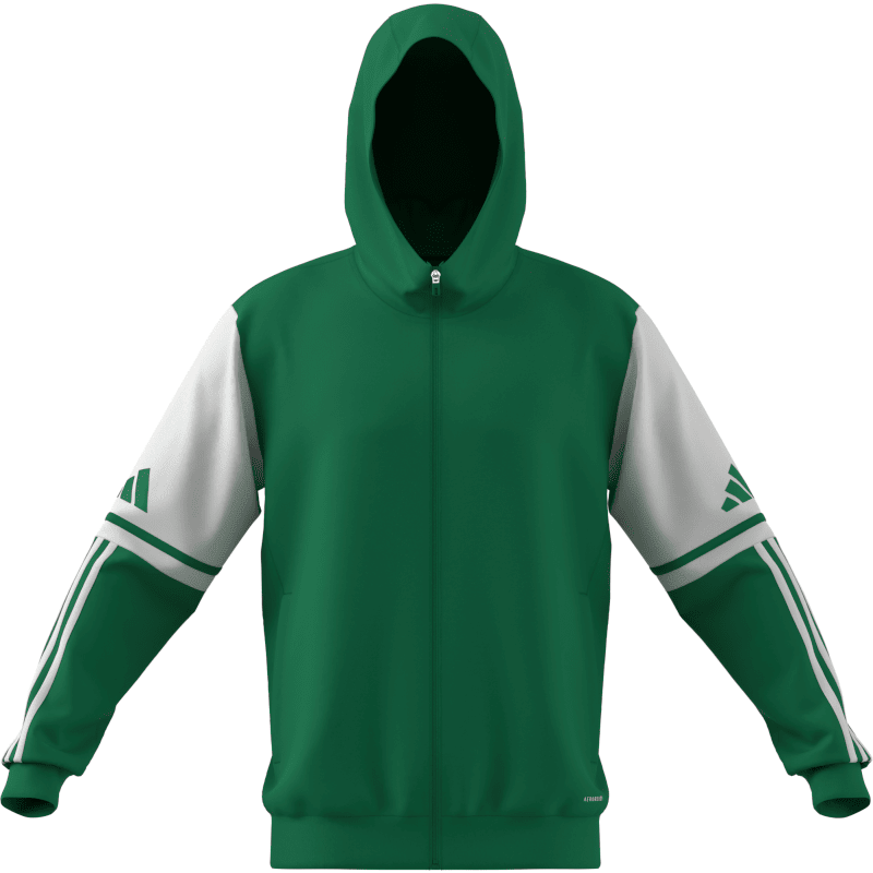 Adidas Full-Zip Hoodie Squadra 25 team green-white