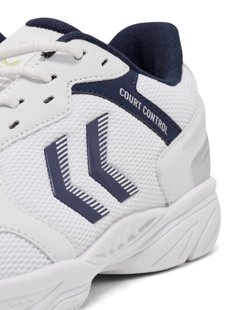 Hummel Court Control II Handballschuh white/black iris