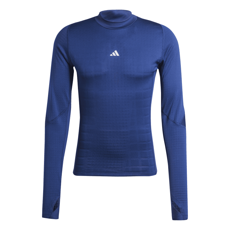 Adidas Langarm T-Shirt Techfit Cold Ready team navy blue 2