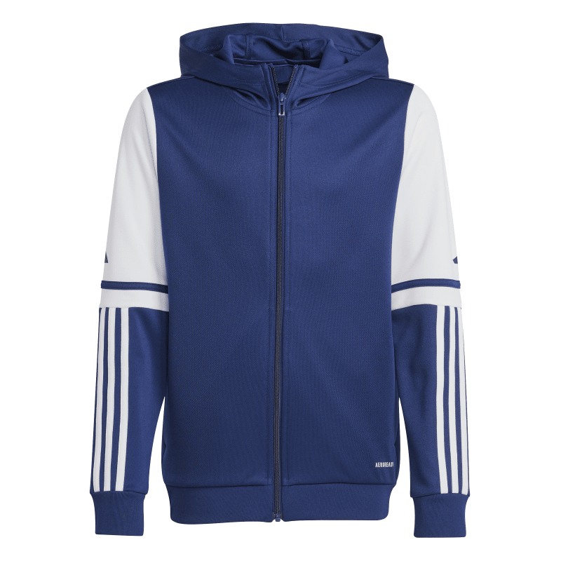 Adidas Kinder Full-Zip Hoodie Squadra 25 team navy blue 2-white