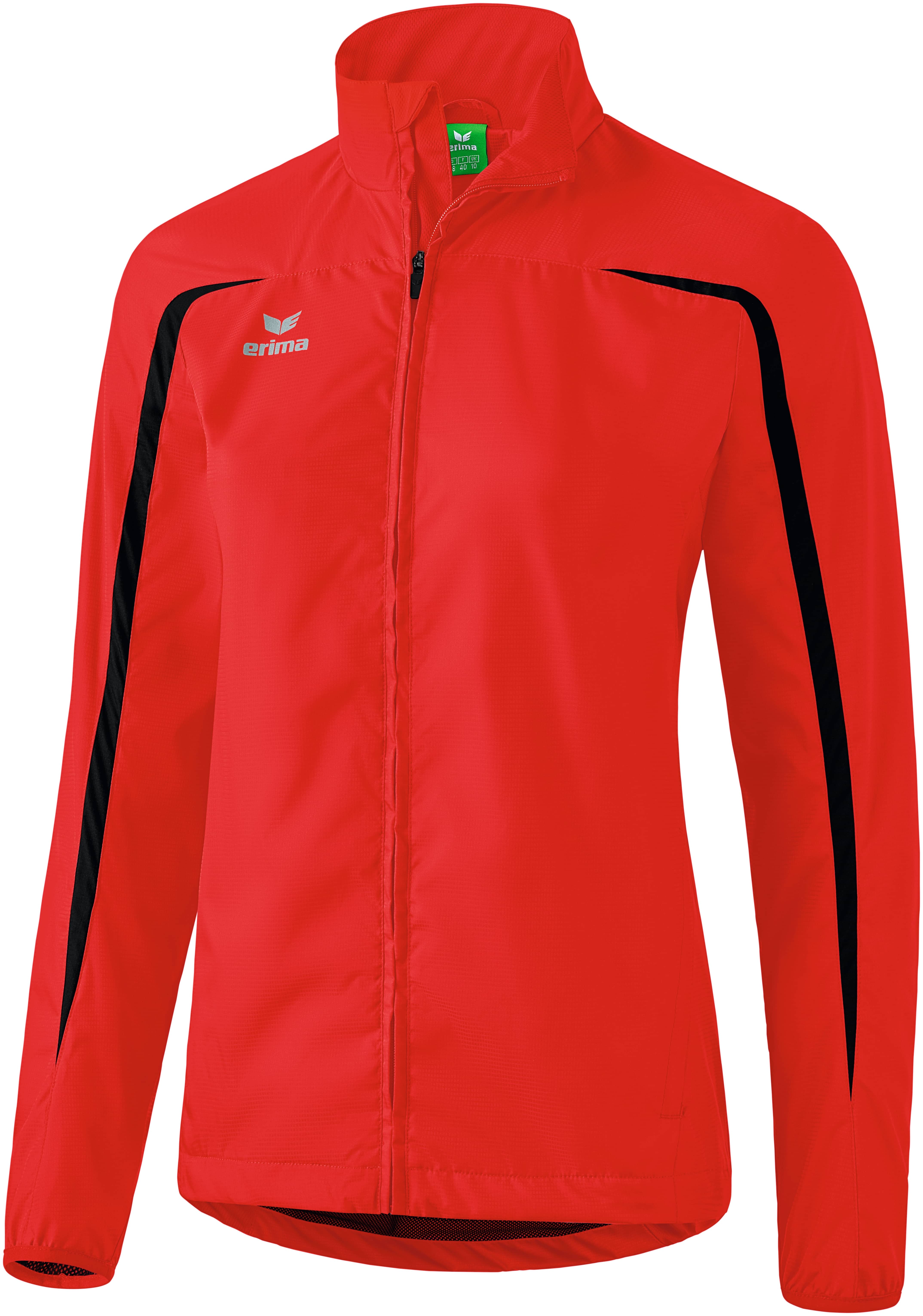 Erima Damen Laufjacke rot/schwarz