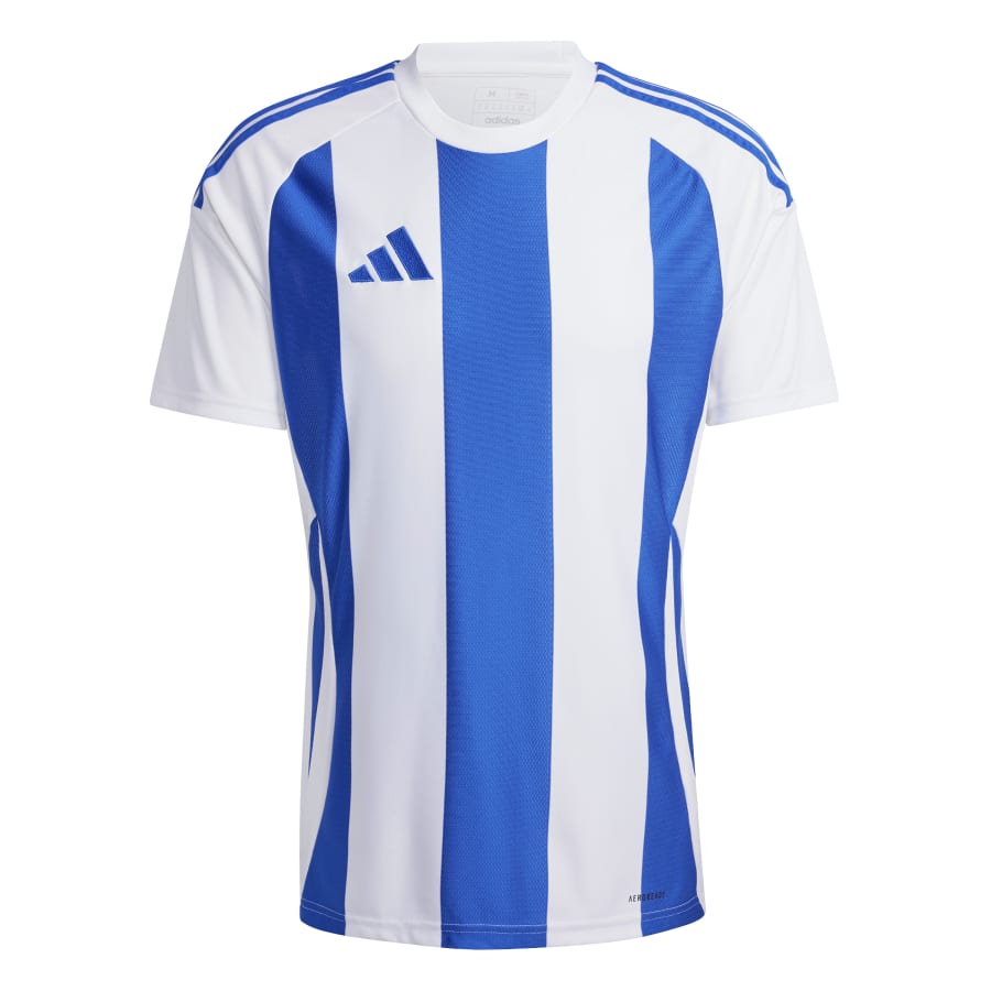 adidas Trikot Striped 24 White / Team Royal Blue