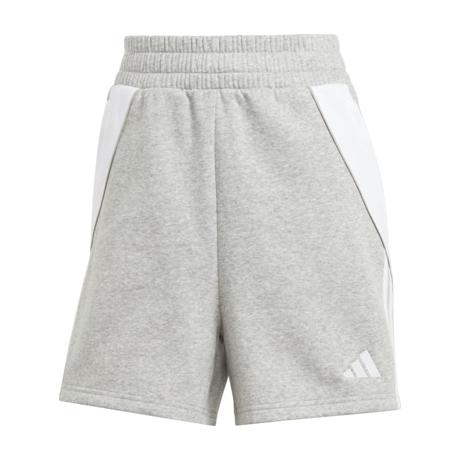 adidas Damen Sweat Short Tiro 24 Medium Grey Heather / White