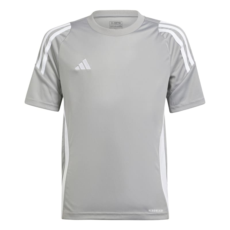 adidas Kinder Trikot Tiro 24 Team Mid Grey / White