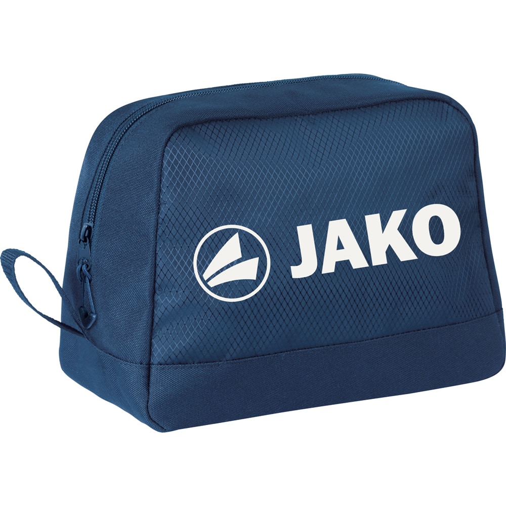 Jako Kulturtasche mit Logo blau