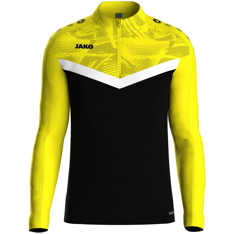 Jako  Ziptop Iconic schwarz/soft yellow