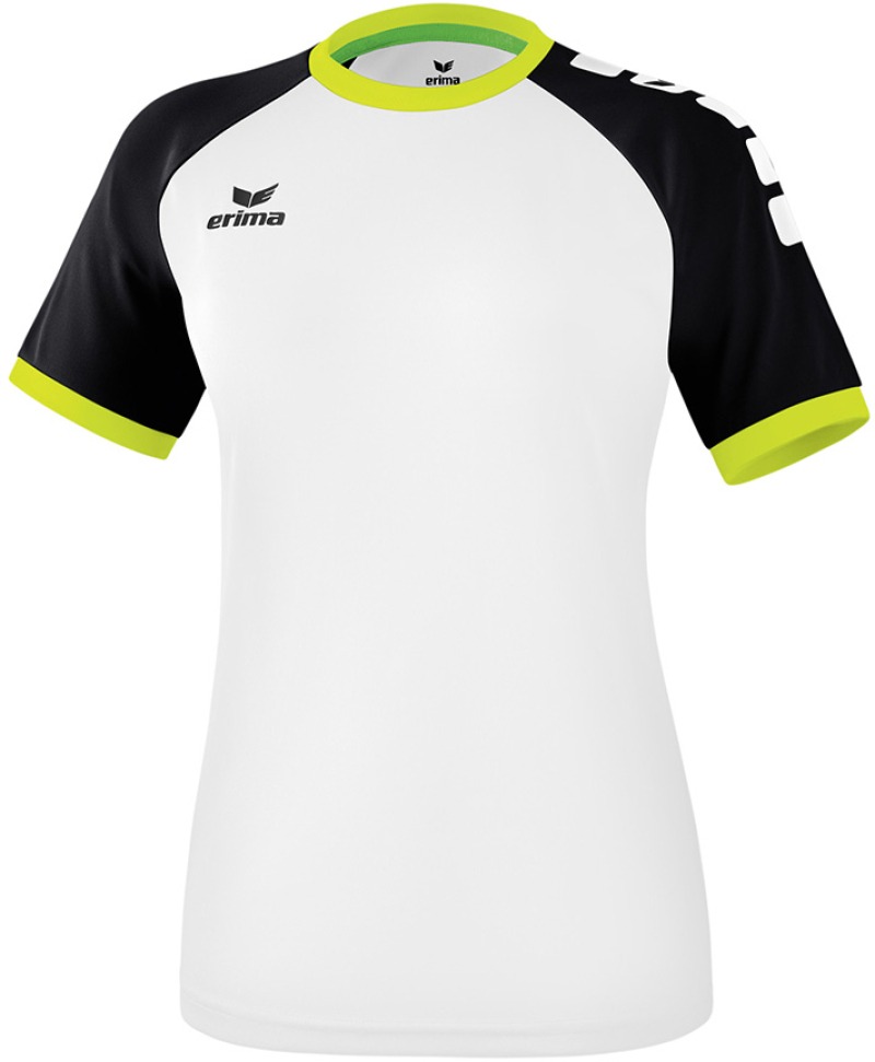 Erima Zenari 3.0 Damen Trikot weiß-schwarz-lime pop