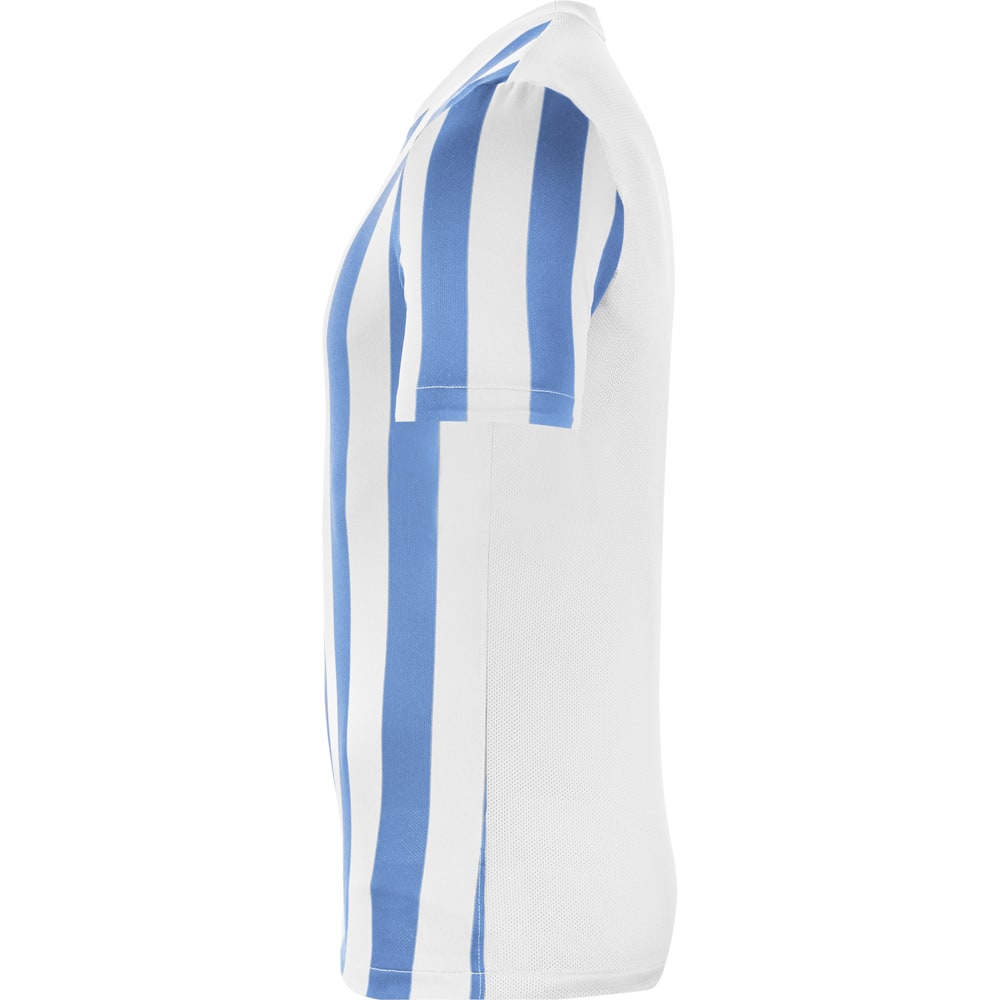 Nike Kinder Kurzarm Trikot Striped Division IV weiß-blau