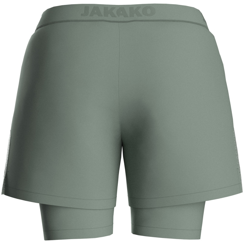 Jako Damen 2-in-1 Short Power mintgrün