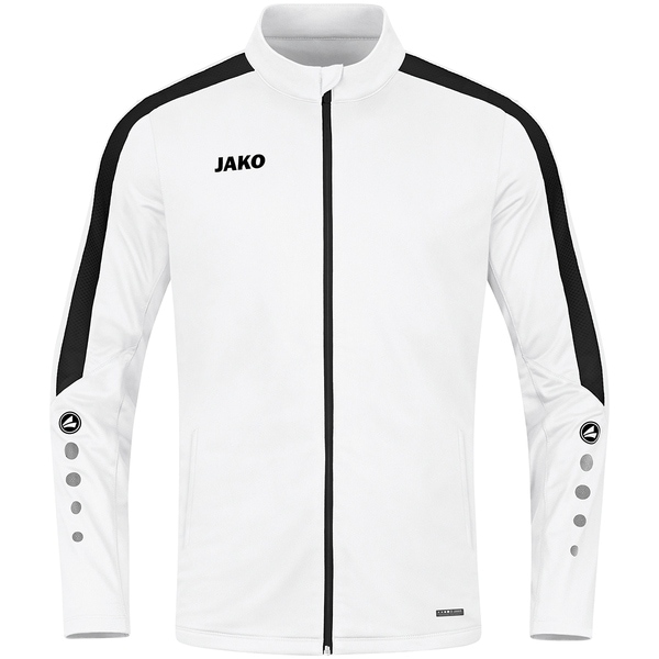 Jako Herren Polyesterjacke Power weiß