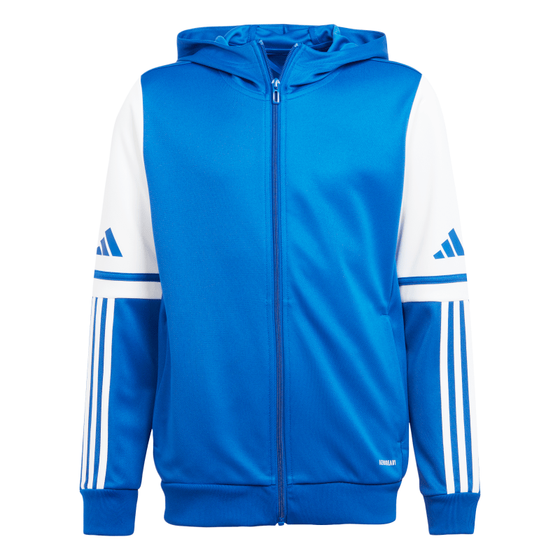 Adidas Kinder Full-Zip Hoodie Squadra 25 team royal blue-white