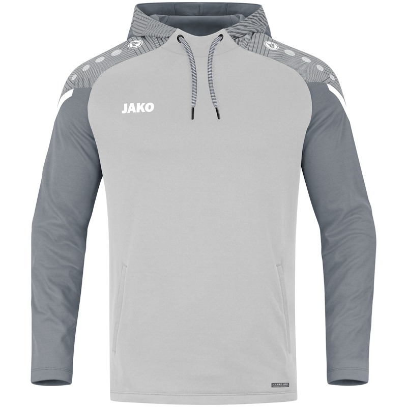 Jako Kinder Kapuzensweat Performance soft grey/steingrau