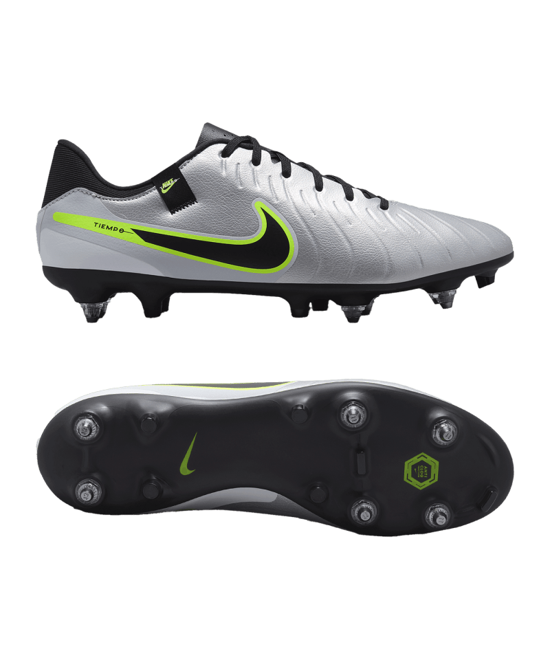 Nike Tiempo Legend X Academy SG-Pro AC Mad Voltage Silber Schwarz F001