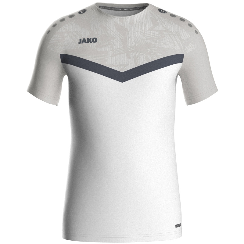 Jako  T-Shirt Iconic weiß/soft grey/anthra light