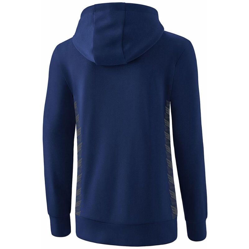 Erima Damen Kapuzensweat Essential Team blau-grau