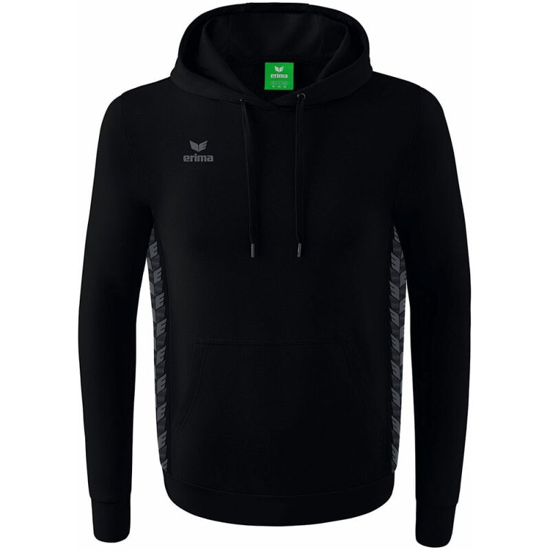 Erima Herren Kapuzensweat Essential Team schwarz-grau