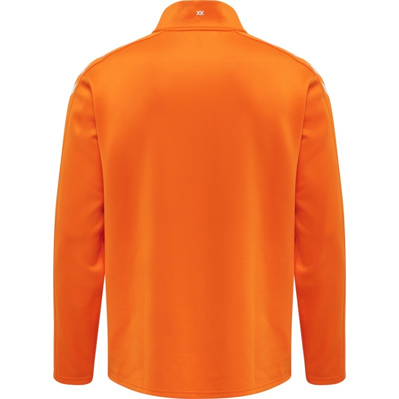 Hummel Hmlcore XK Poly Zip Sweat orange tiger