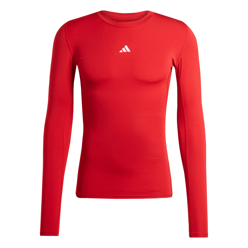 Adidas Langarm T-Shirt Techfit team power red 2