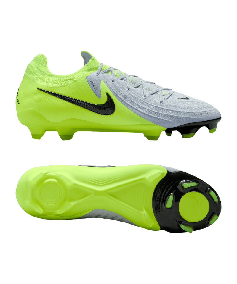 Nike Phantom GX II Pro FG Mad Voltage Silber Schwarz F003