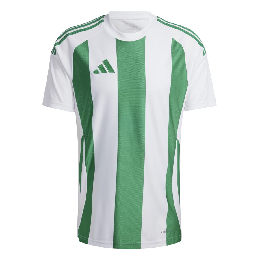 adidas Trikot Striped 24 White / Team Green