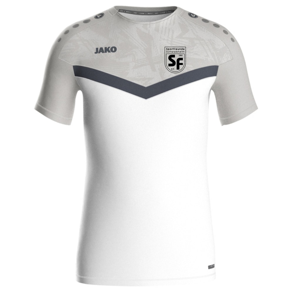 SF Schwaikheim Jako T-Shirt Iconic weiß/soft grey/anthra light