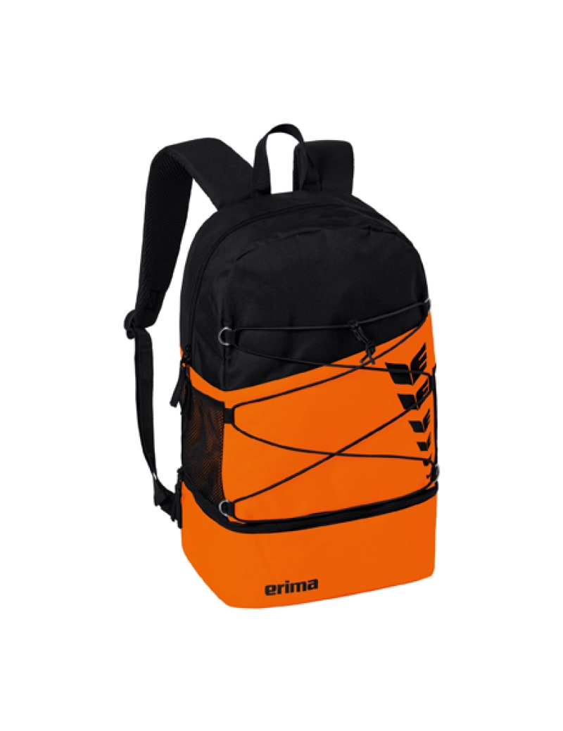 Erima SIX WINGS Rucksack orange/schwarz