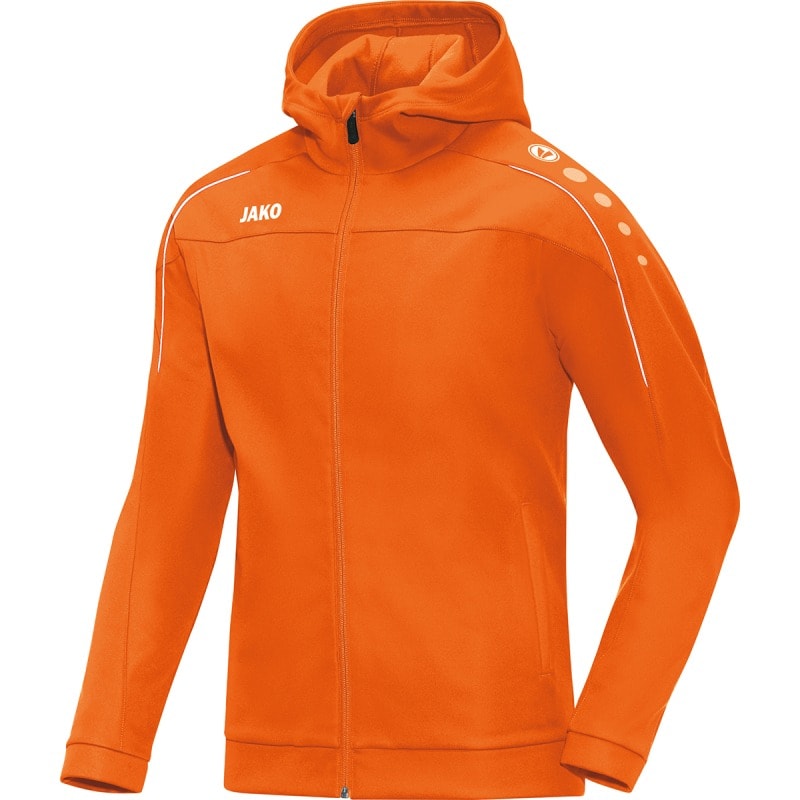 Jako Classico Kapuzenjacke neonorange