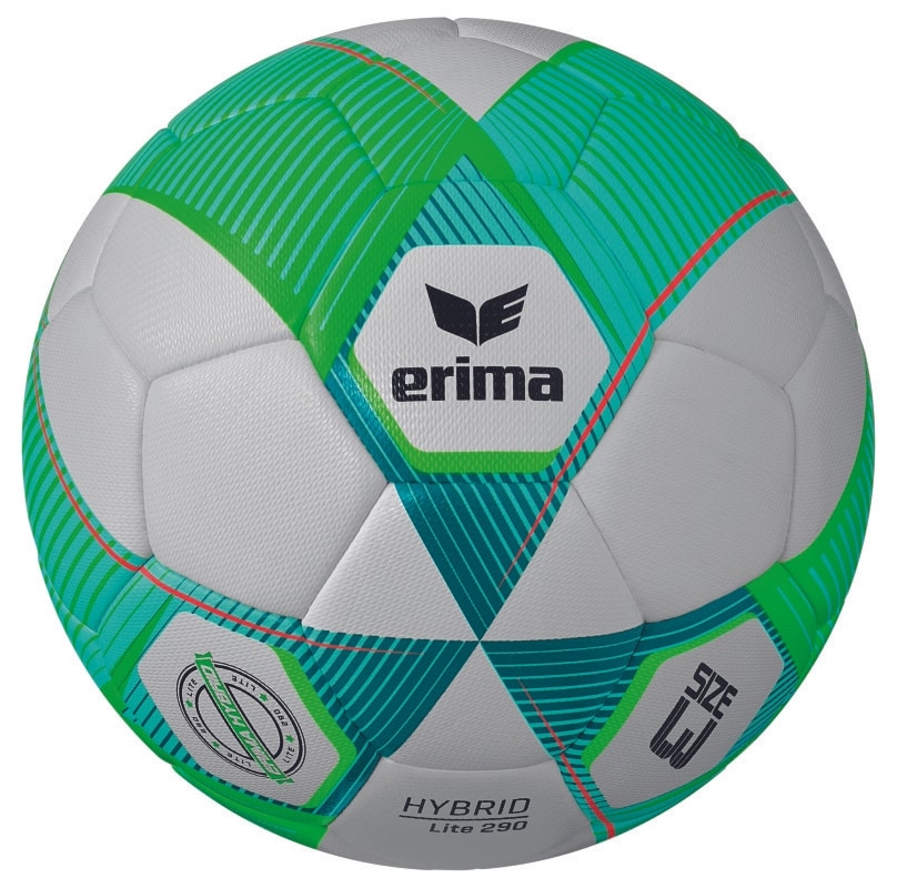 Erima Fußball HYBRID LITE 290 green gecko petrol