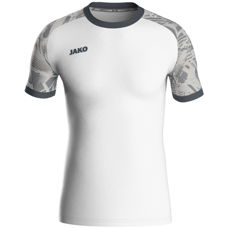 Jako  Trikot Iconic KA weiß/soft grey/anthra light