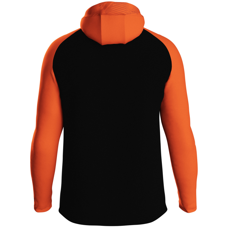 Jako Kinder Kapuzenjacke Iconic  schwarz/neonorange