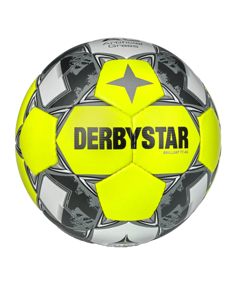 Derbystar Brillant TT AG v24 Trainingsball Gelb Grau