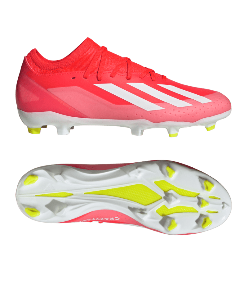 Adidas X Crazyfast League FG Energy Citrus Rot Weiss Gelb