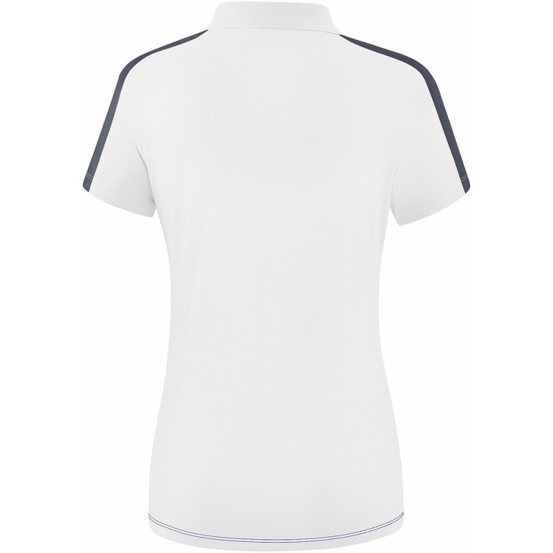 Erima Damen Poloshirt Squad weiß-blau-grau