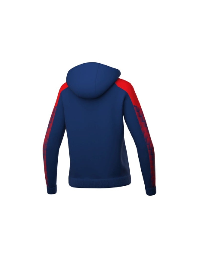 Erima Damen EVO STAR Trainingsjacke mit Kapuze new navy rot