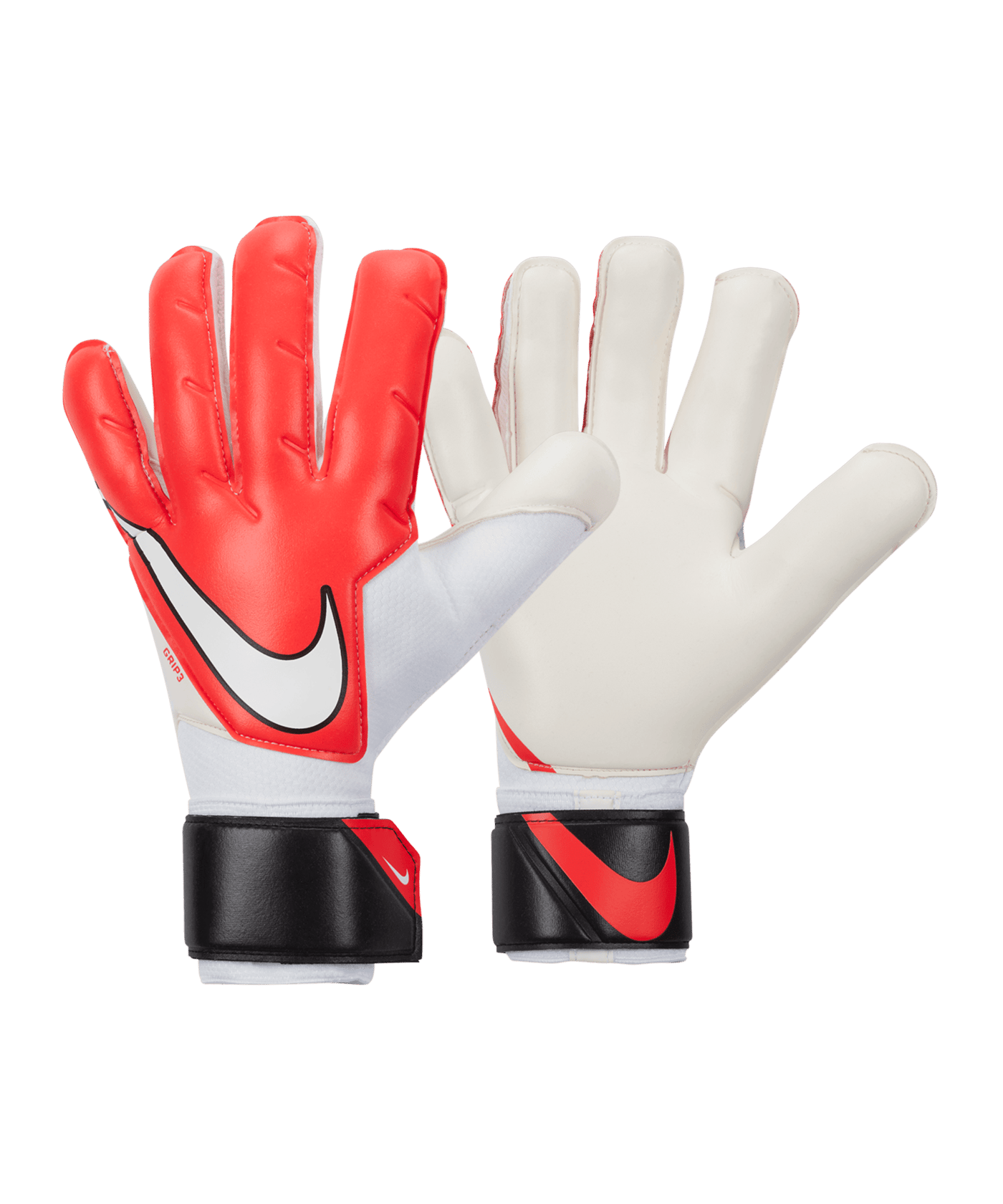 Nike Grip3 Torwarthandschuh Ready Rot Schwarz F636