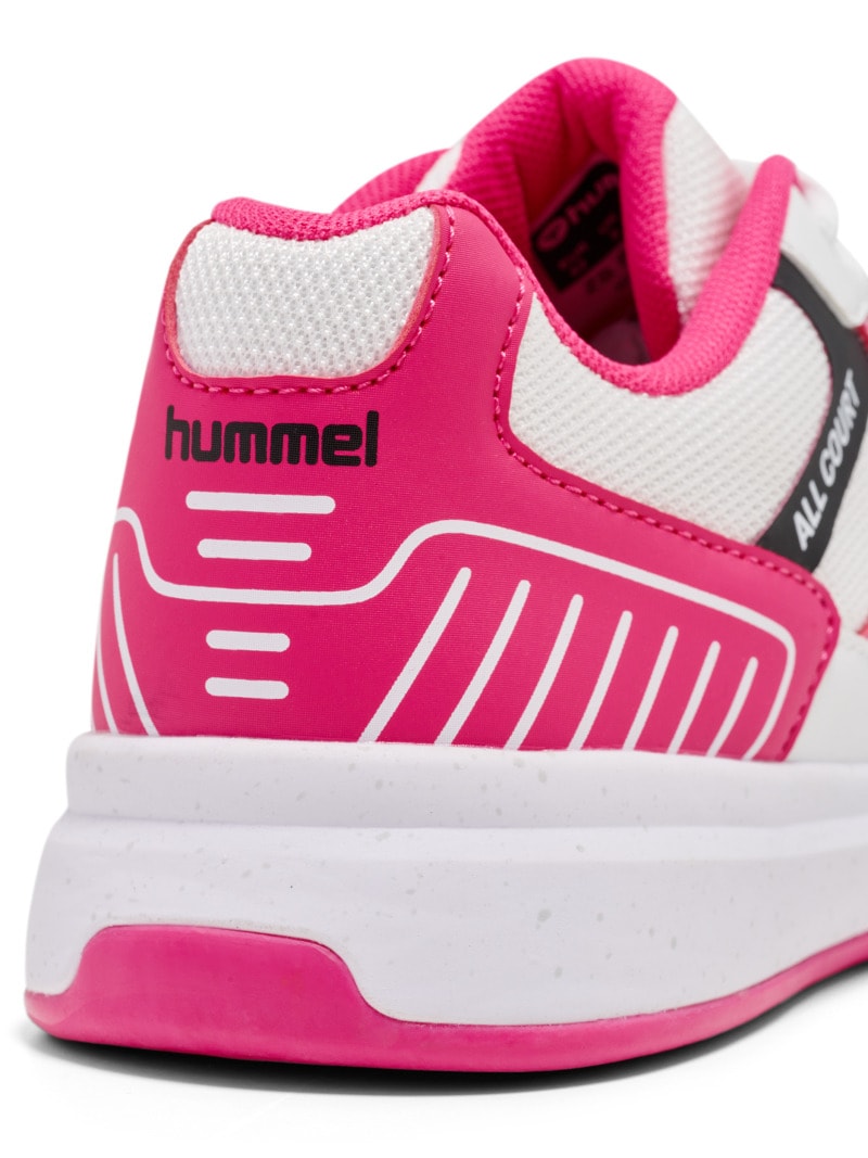 Hummel All Court Handballschuh bright white/raspberry sorbet