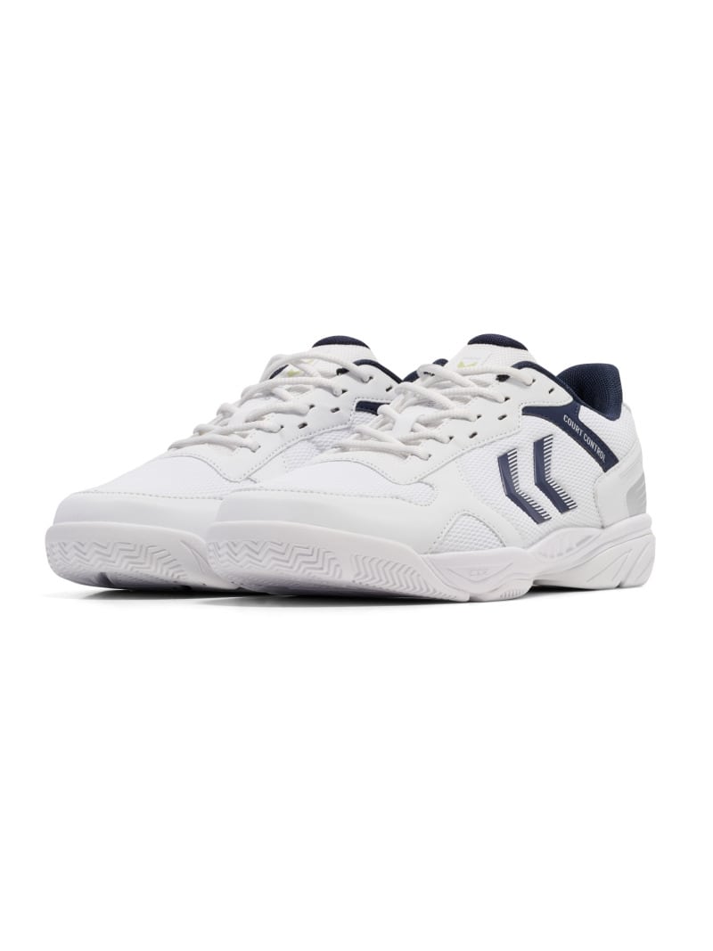 Hummel Court Control II Handballschuh white/black iris