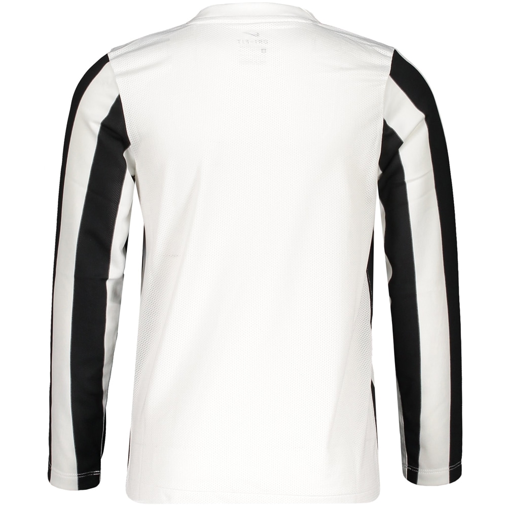 Nike Kinder Langarm Trikot Striped Division IV weiß-schwarz